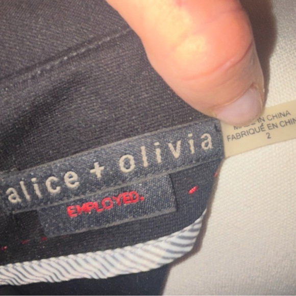 Alice + Olivia Classic Black Mini Dress - Picture 5 of 8